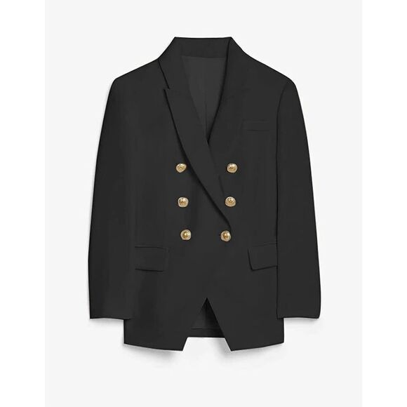 NEW Casual Pocketed Office Blazers Draped Open Front S - Picture 4 of 6